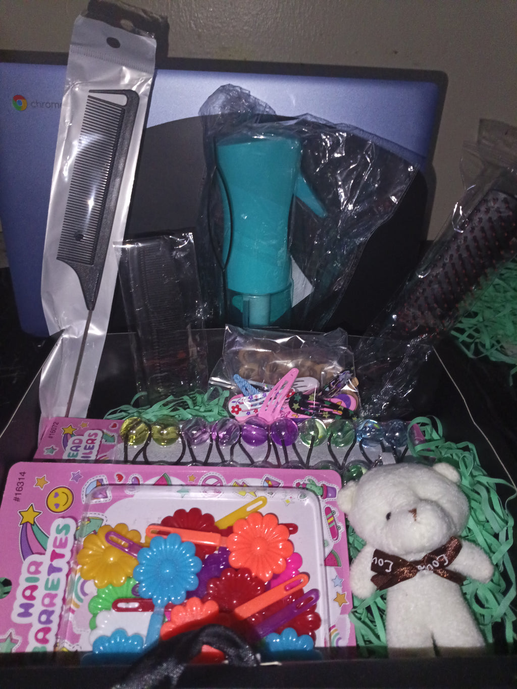 Kids ponytail tail set