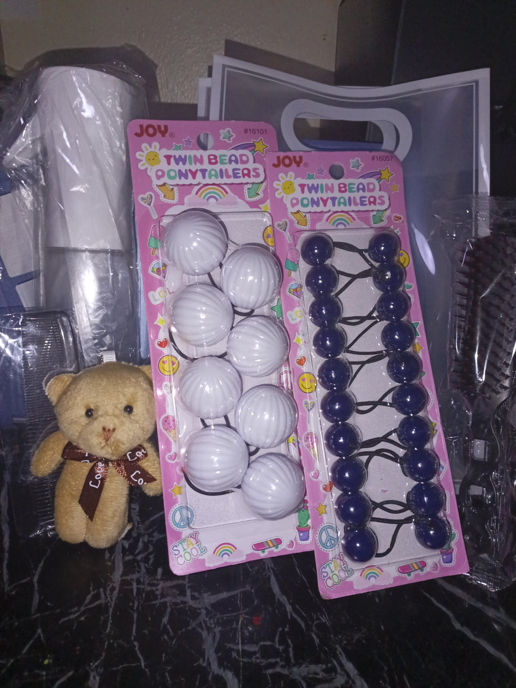 Kids ponytail tail hair set