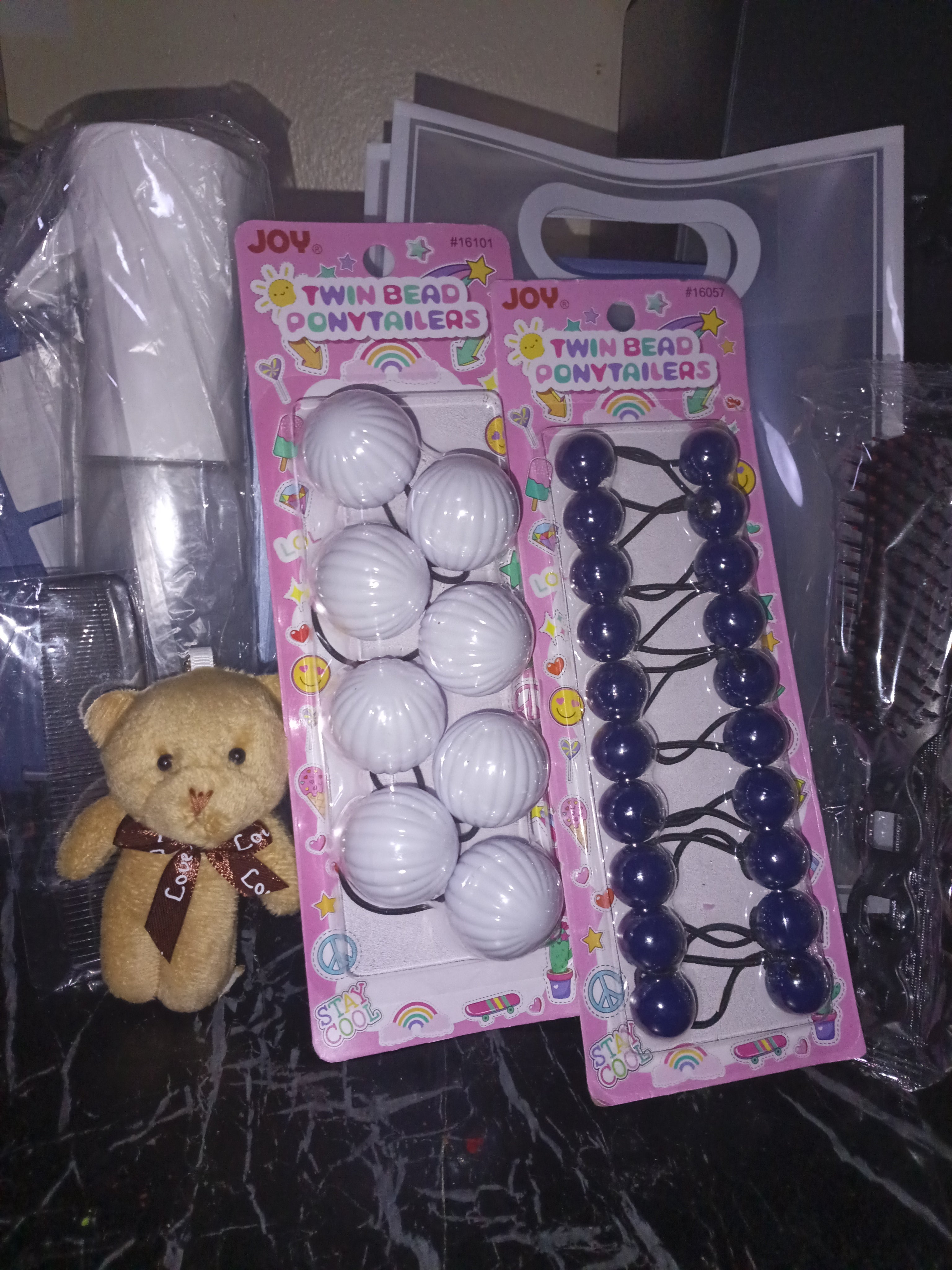 Kids ponytail tail hair set